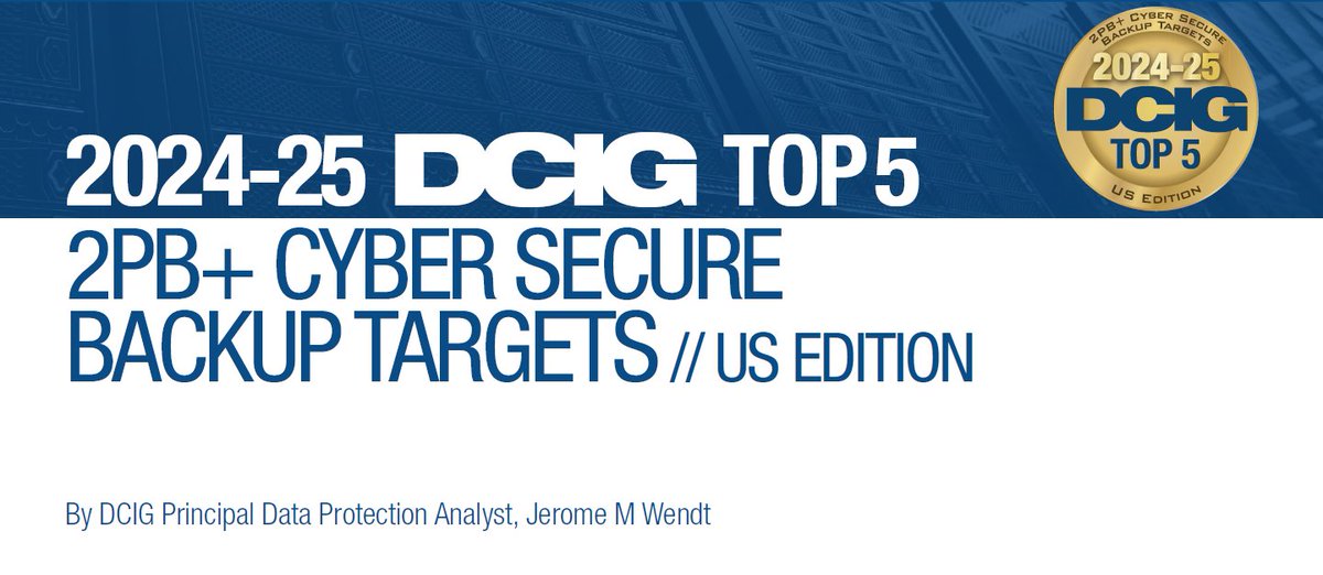 Nexsan Unity NV10000 has been recognized as a TOP 5 Cyber Secure Backup Target for 2PB+ storage by DCIG. A major leap in securing large-scale data with innovative features like immutable backups and S3 object-locking. hubs.ly/Q02lcb-x0 #Nexsan #DataSecurity #TechNews