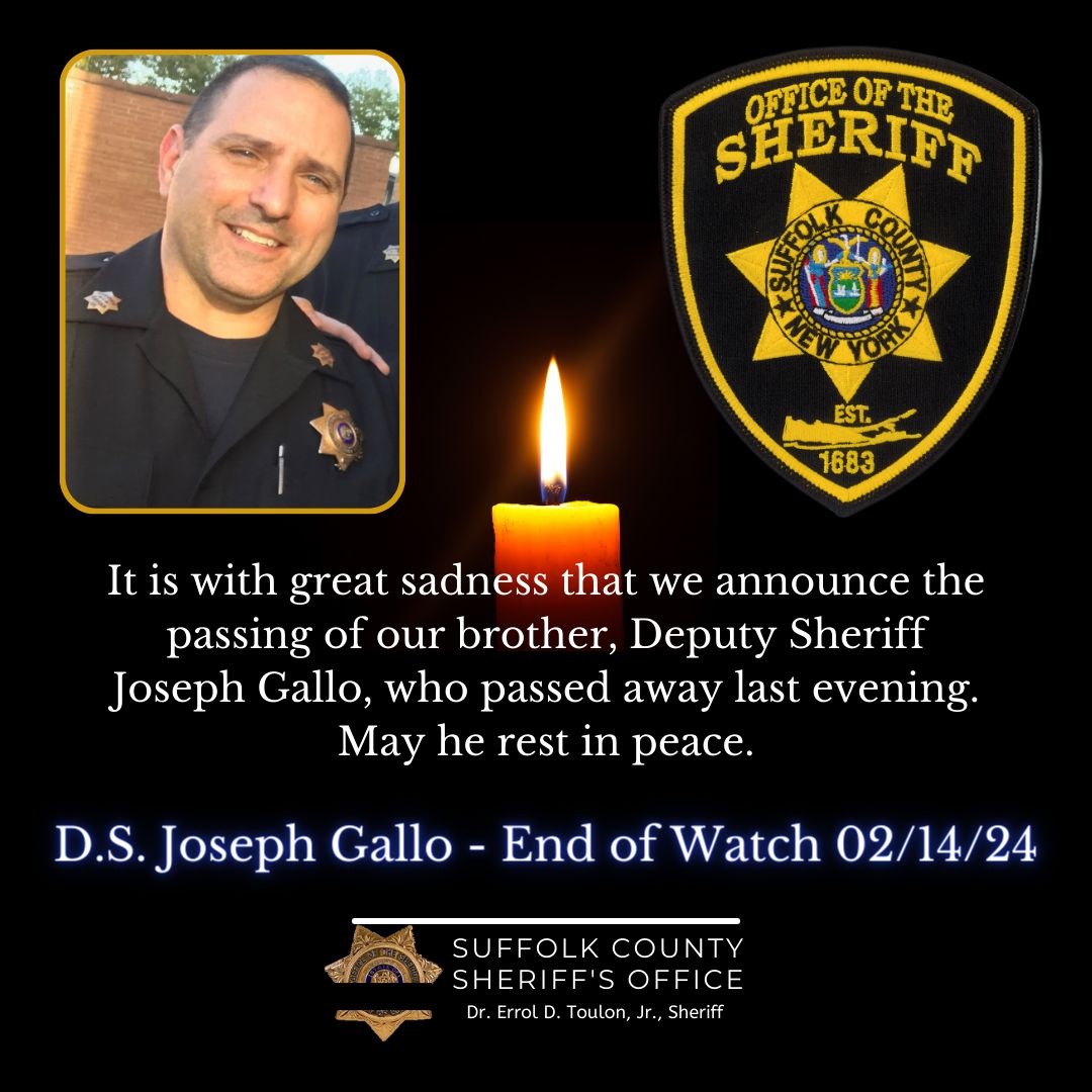 Deputy Sheriff Joseph Gallo Death Obituary “Suffolk County Deputy
