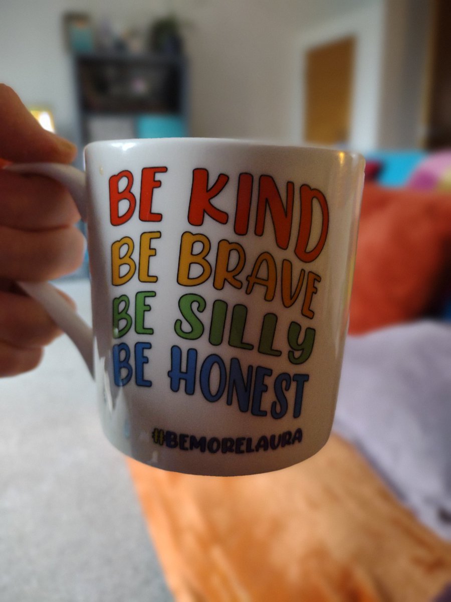 It's arrived! First cuppa in my new mug. <a href="/shitscaredmum/">shitscaredmum</a> #BeMoreLaura