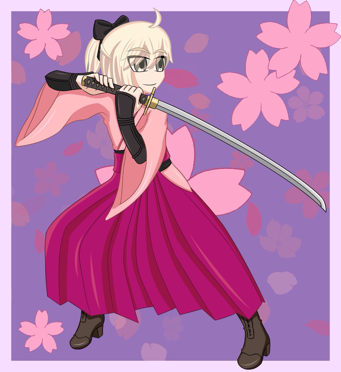 RidermonGX's tweet photo. Okita Souji of Fate/GO 
 
 #FGO #沖田総司 https://t.co/w2WrdSKHiB