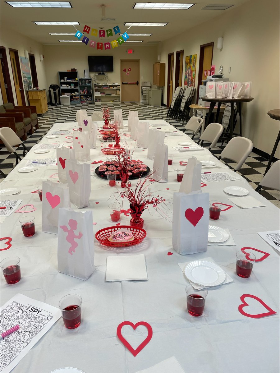 LittleFlowerNY's tweet photo. Youth at the Residential Treatment Center (RTC) celebrated Valentine's Day with a Bingo Party. They enjoyed some delicious pink cupcakes and played Bingo with their friends. A good time was had by all. https://t.co/VtrlKaZD4M