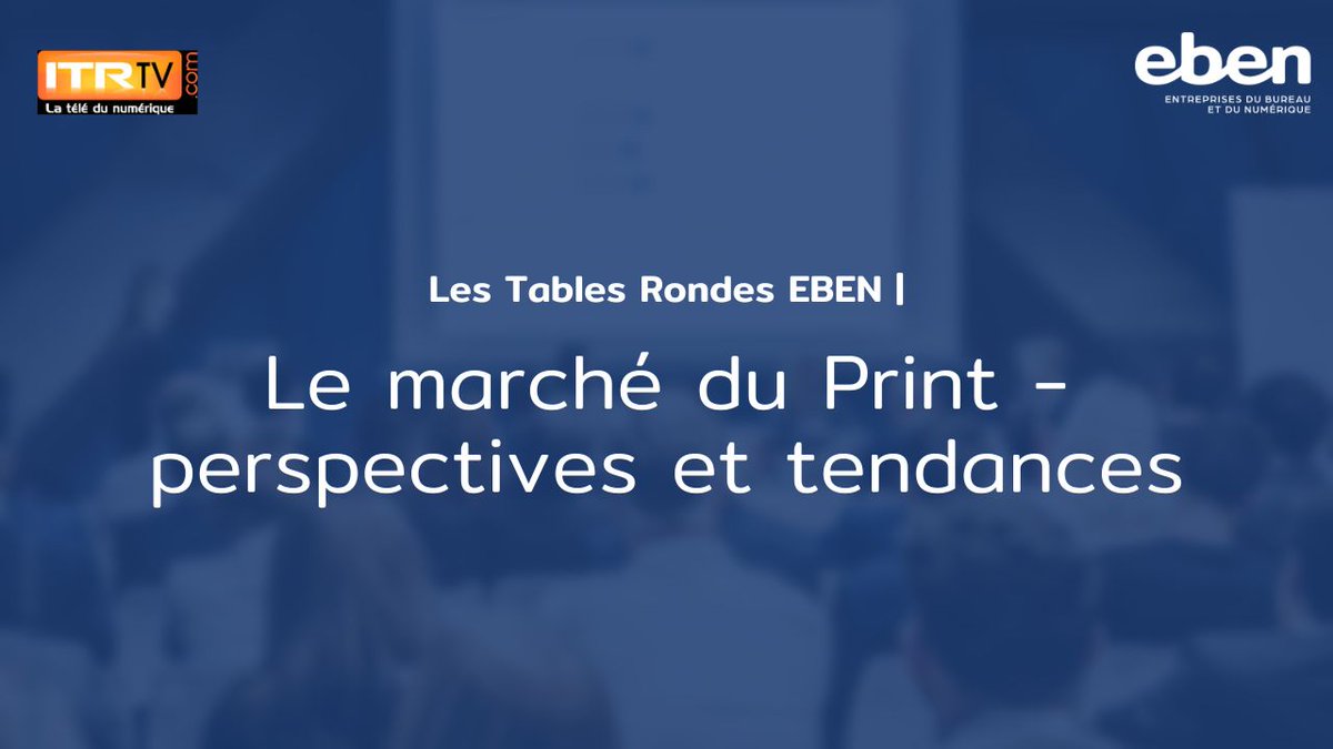🎥 La synthèse de l'étude sur le marché du #print, tendances et perspectives, menée par Xerfi et commandée par EBEN est disponible, c'est ici : bit.ly/49y5Akm

👋 Notre table ronde sur le sujet est toujours dispo : bit.ly/3tY8Vdo