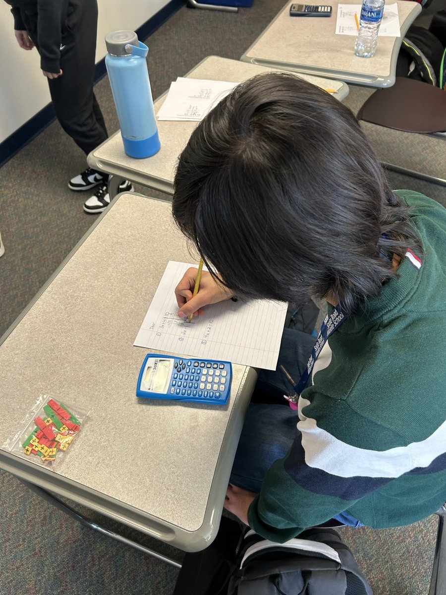 SrmMath's tweet photo. Tell me Y (or x, or m, or….) #solvingequations #thinkingclassroom #7thgrade @pgliljedahl @SRMWarriors https://t.co/JcsVcpCT7z