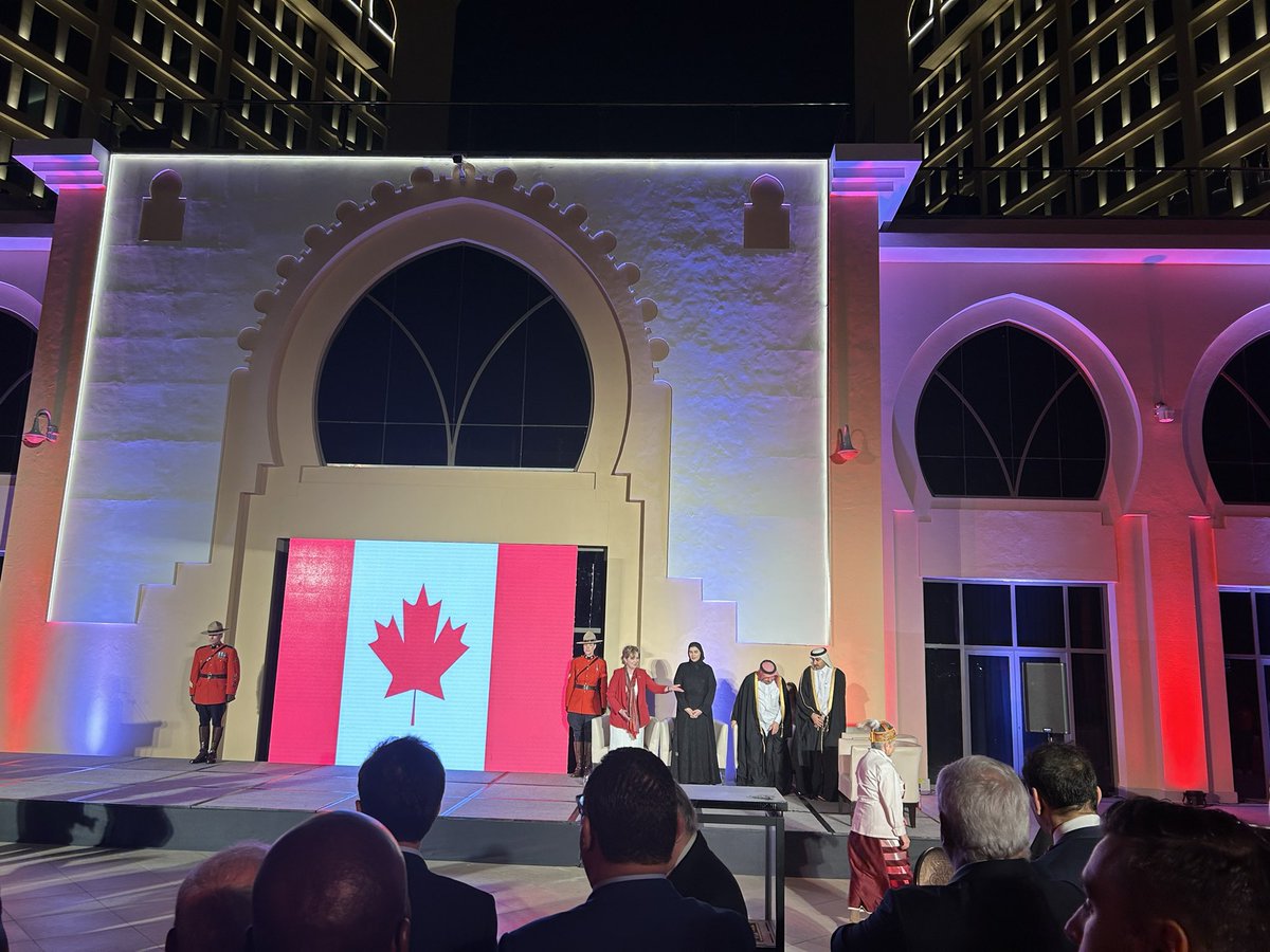 #NationalFlagDay and 50th anniversaire of #Canada #Qatar diplomatic relations @StRegisDoha #OCanada