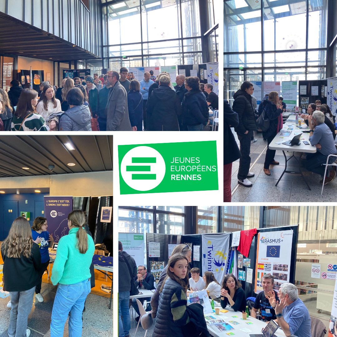 Nous étions présents au forum des mobilités européennes et internationales ainsi qu’à la conférence « L’Europe, on en parle » à Saint Malo !

Merci à la ville de la saint Malo 💚
