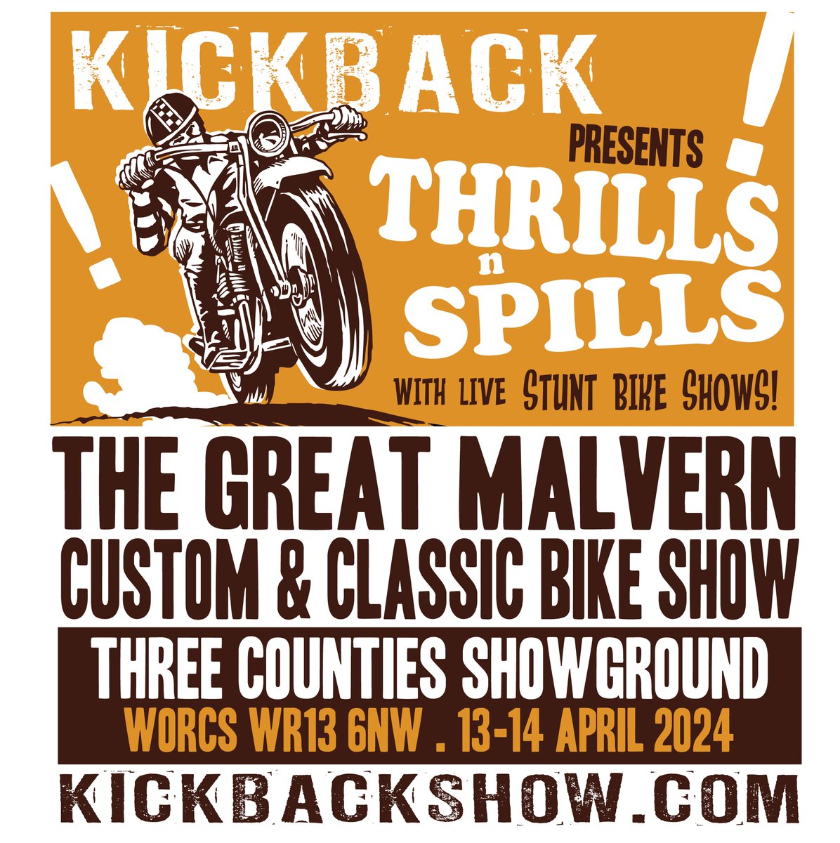 Early bird tickets available at Kickbackshow.com