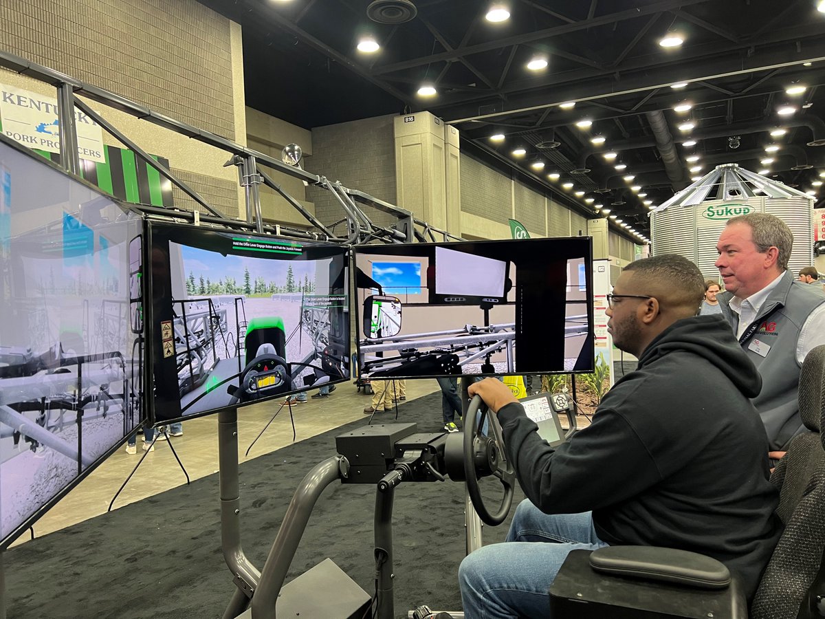 AgEquipment's tweet photo. Did you miss us yesterday at the @KYNFMS? No need to worry, we’re still here today and Saturday, stationed at booth #7801. Stop by and say hi to the team.   #NFMS2024 https://t.co/3uK4jozYM0