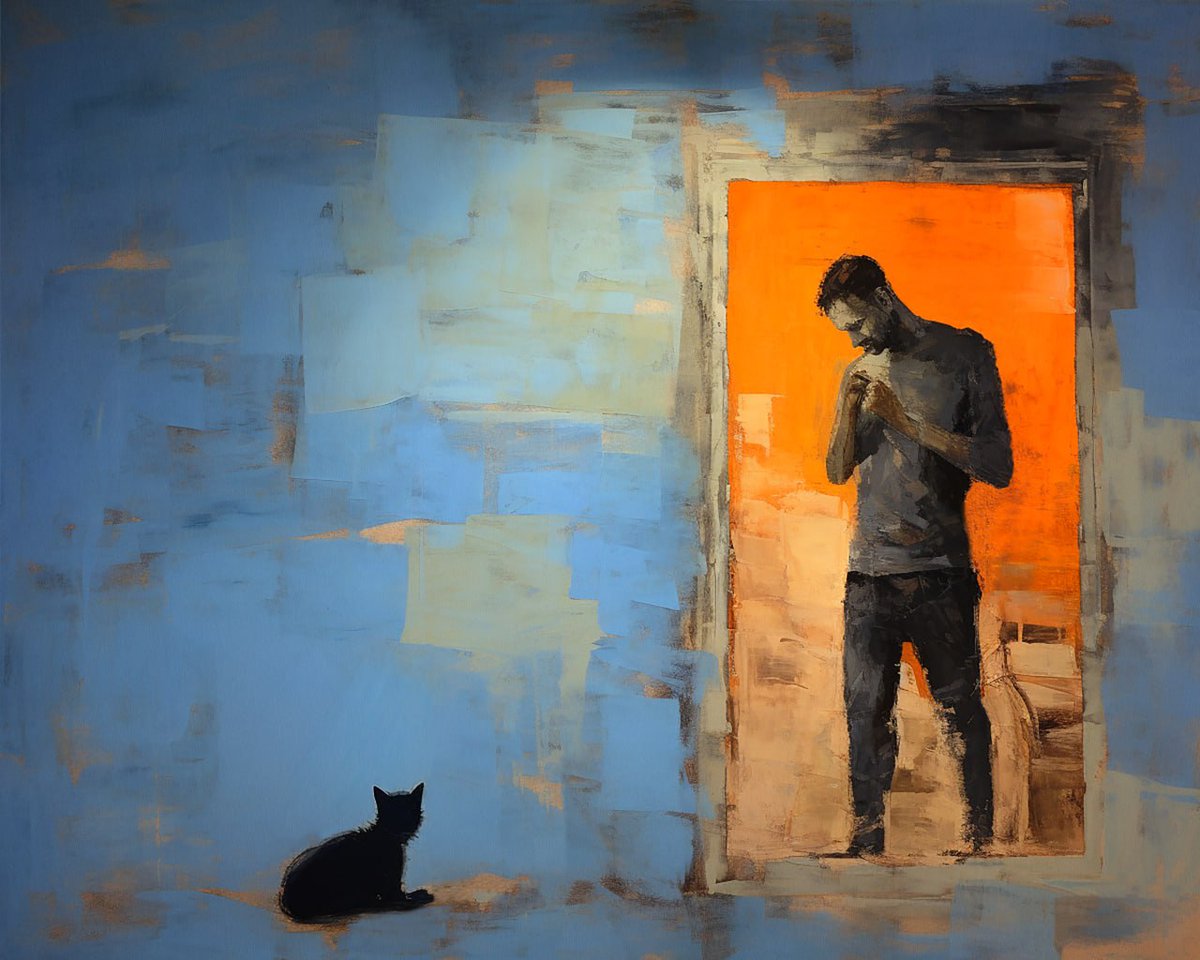 Man and cat
7 xtz