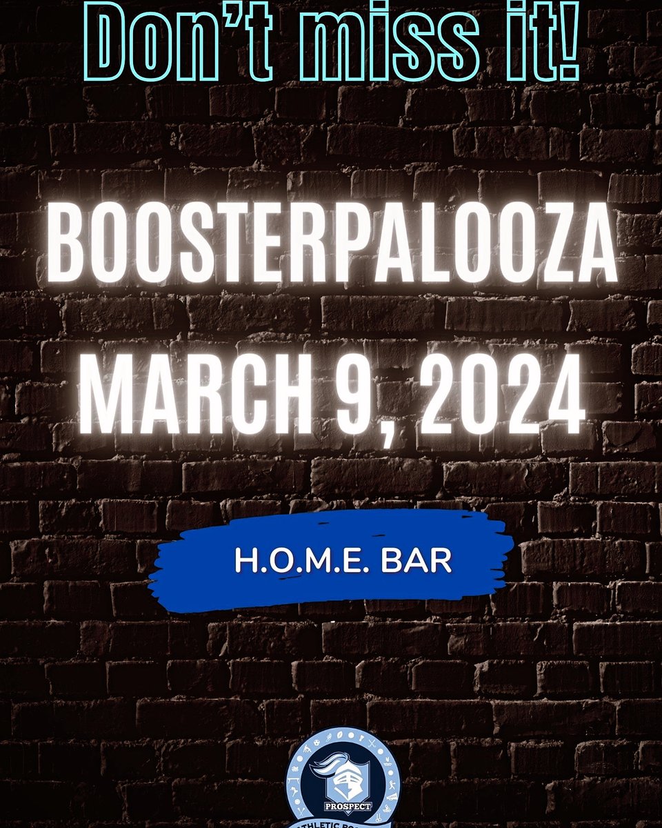 Come out for a fun evening to support all Prospect student-athletes and programs! Tickets at tinyurl.com/36rnwjph