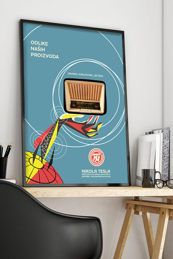 ZKardula's tweet photo. Glory to Yugoslavian design #cardula #radio #tesla #jugoslavija #retro #illustration #sfrj  #yugoslavia #poster #vintage #interior #interiordesign #design #digitalart #interdeco #decoration #nostalgia #GlorytoYugoslavianDesign https://t.co/3AhkAs9UcM
