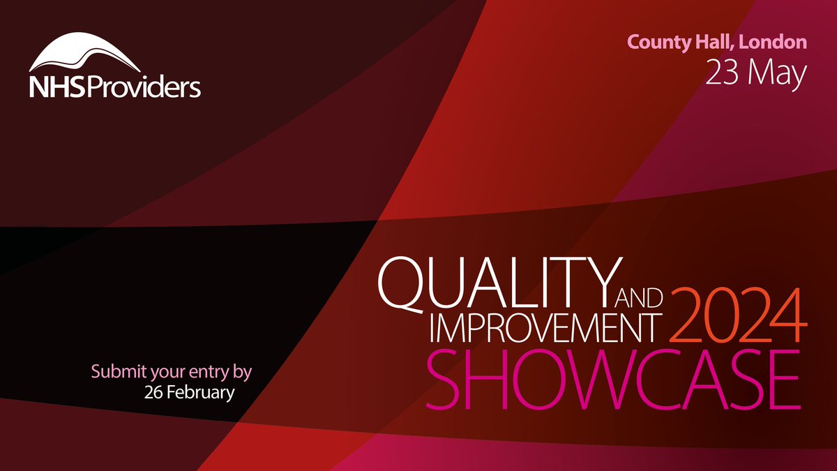 Showcase your work at #Quality24 conference! ✨ We’re calling #NHS trusts to submit case studies of their best practice for a chance to exhibit at our conference. Don't miss the opportunity to raise your trusts' profile. Learn more ➡️ bit.ly/3OgRPya