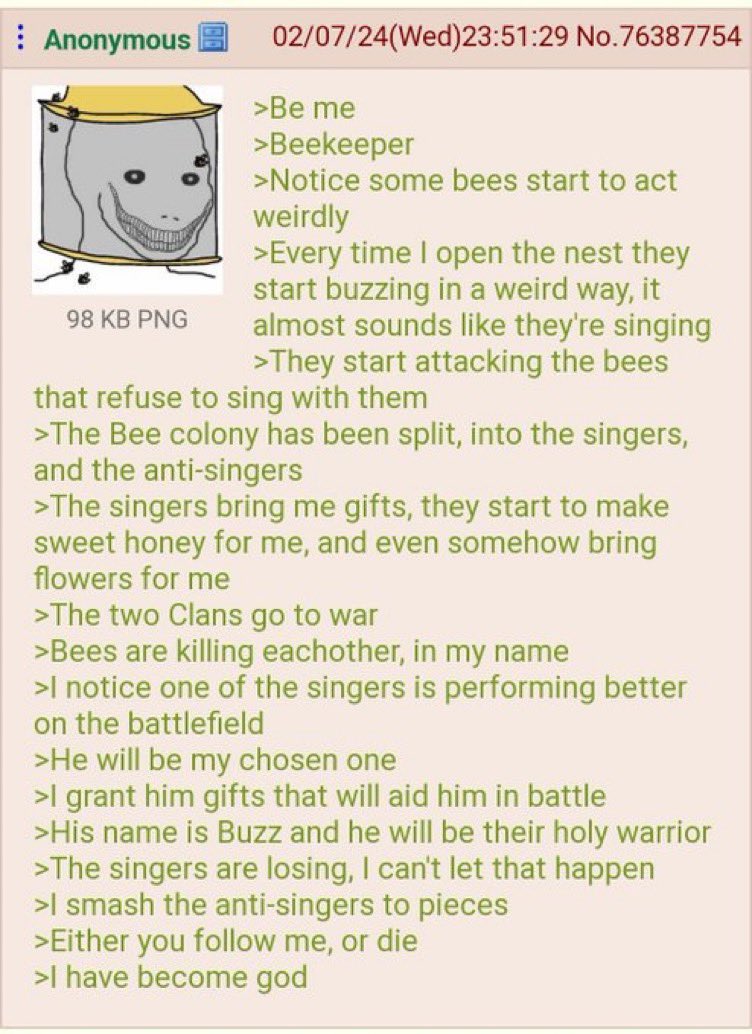 Greentext Poster tweet media