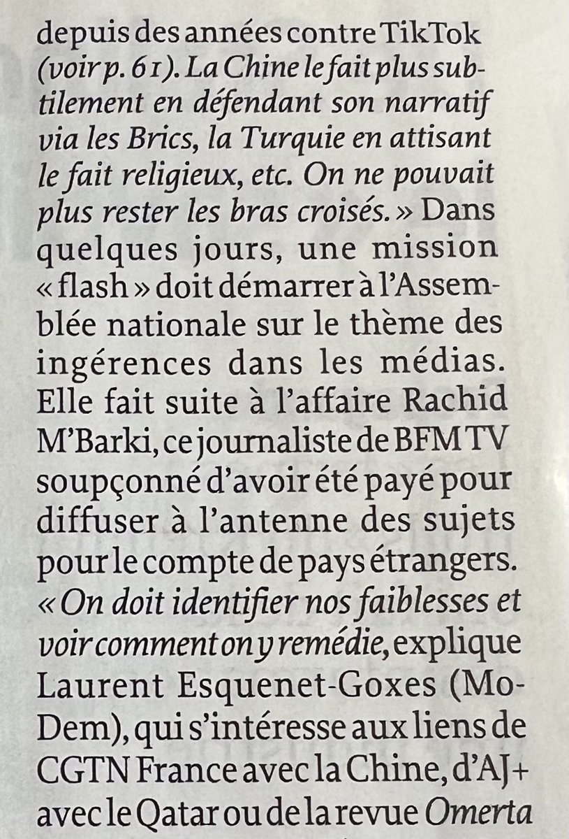 LaurentESQUENET's tweet photo. Articles essentiels du @LePoint sur les #ingérences russes, chinoises...
Le sujet est au cœur de l’actualité grâce au travail mené par de nombreux lanceurs d’alertes et députés dont @ConstanceLeGrip
Le Point le mentionne, ma #missionflash commencera très prochainement ! https://t.co/IQmRWByFZl