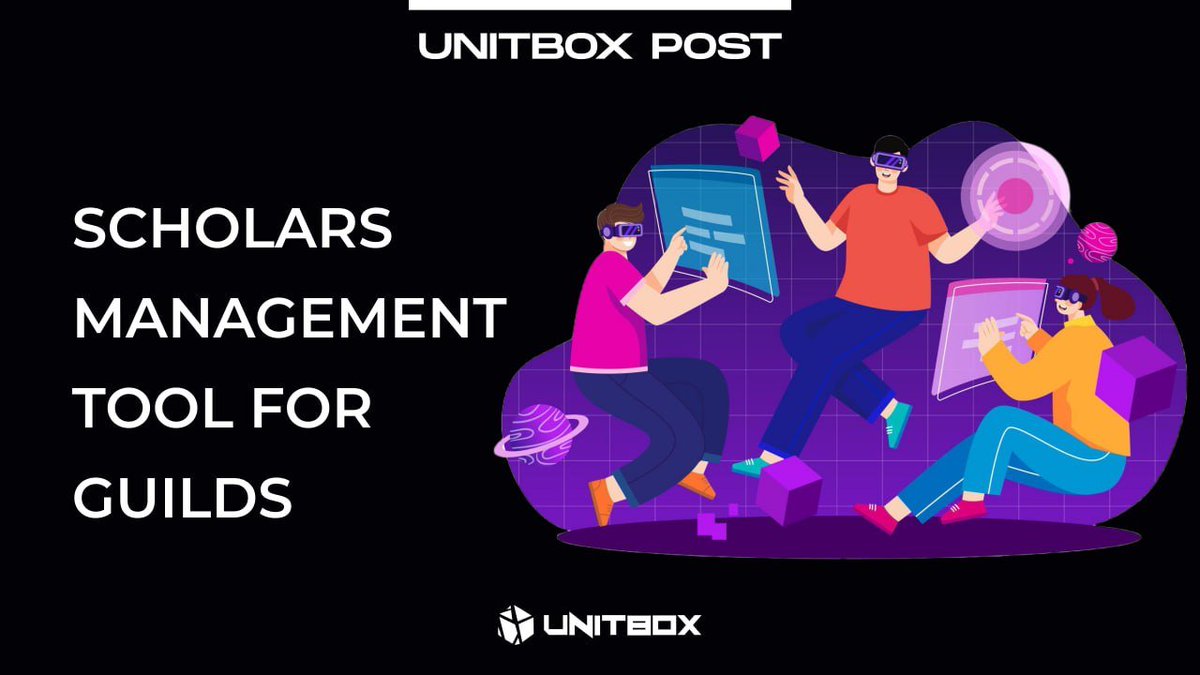 ▫️ #Guilds play a crucial role in the <a href="/Rent2Earn/">UNITBOX</a> ecosystem, and the #UNITBOX Protocol enhances their efficiency and productivity in daily tasks. 

▫️ A unified dashboard for overseeing and monitoring scholars enables guilds to identify and keep top performers. 

▫️ Moreover, they