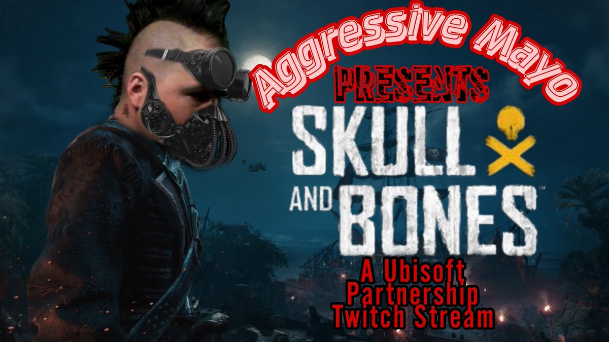 AggressiveMayo's tweet photo. I'm hyped! I got a #Ubisoftpartner with all of your help and I'm giving back. I'll be giving away a Premium Edition copy during the stream. Turn up tonight https://t.co/qge7QAQL1E and use the twitch extension to help repair my ship and attack others! Let's push this ship on! https://t.co/J2FO4icNHG
