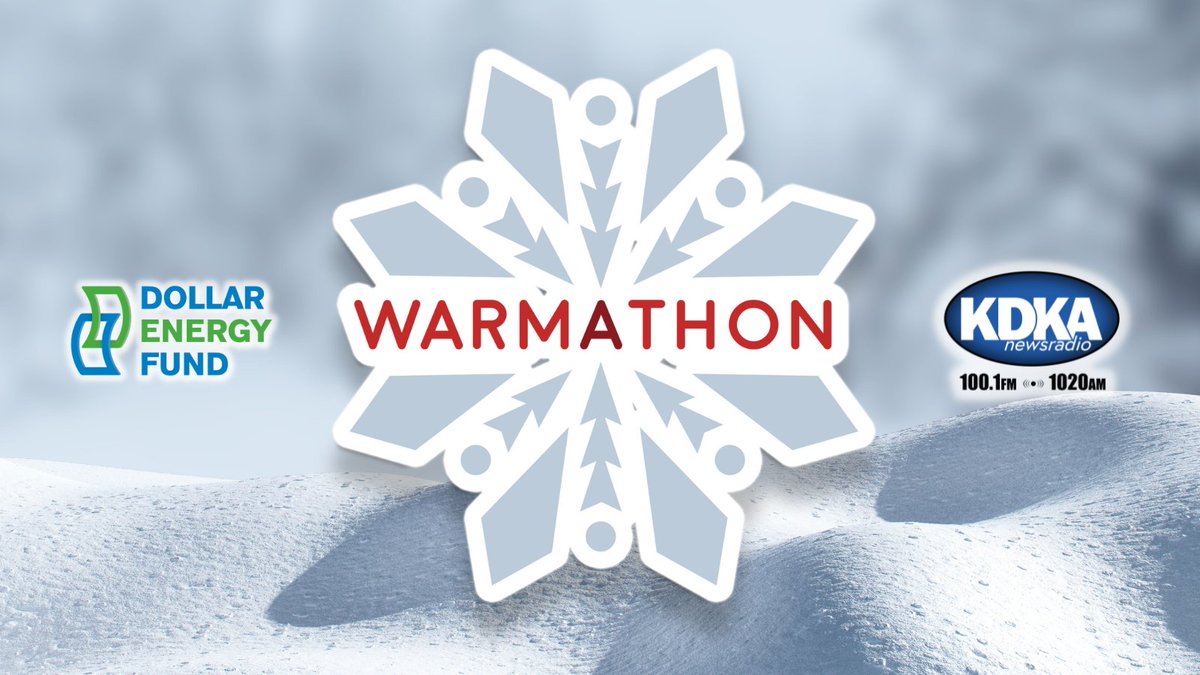 Over 20,000 households in PA began this winter without reliable heating. With your help, Dollar Energy Fund can help restore and maintain utility service for these families. Tune in to #Warmathon right now on @KDKARadio 🔥 📞 Call 1-800-823-WARM 🖱Visit warmathon.com