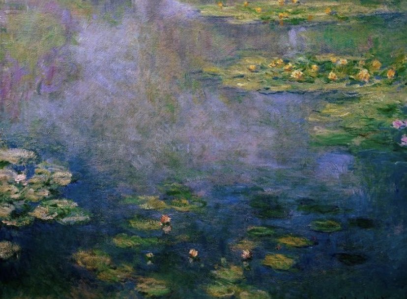 sophrisyne's tweet photo. Claude Monet’s water lilies https://t.co/wH2RhJFEy0