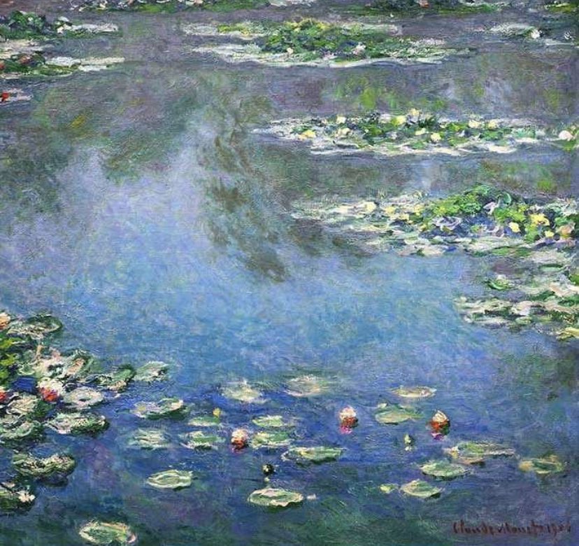 sophrisyne's tweet photo. Claude Monet’s water lilies https://t.co/wH2RhJFEy0