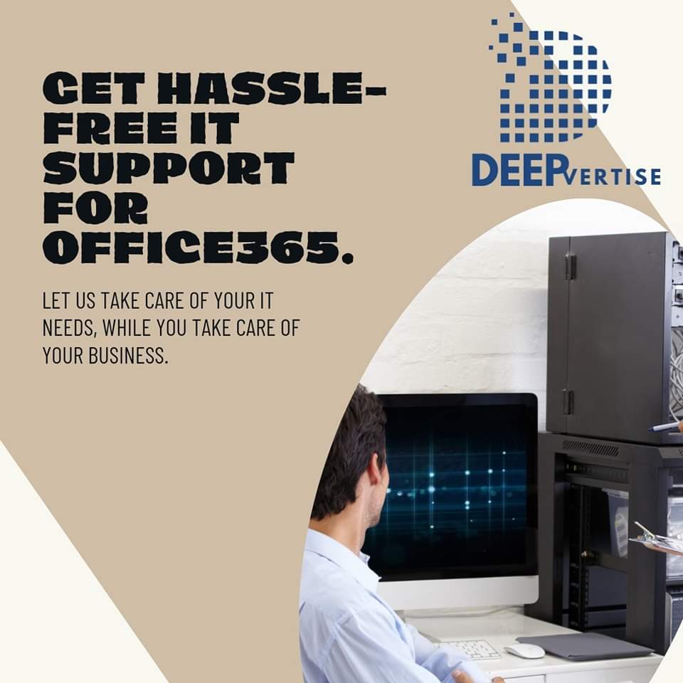 Deepvertise: Digitale Lösungen & Automatisierung (@deepvertise) on Twitter photo Empowering Small Businesses with Office 365 and Expert IT Support
Interested in learning more? Contact us today, and let's unlock the full potential of Office 365 for your business!
Contact: info@deepvertise.com
#Office365 #SmallBusinessSupport #ITsolutions #Deepvertise Empowering Small Businesses with Office 365 and Expert IT Support
Interested in learning more? Contact us today, and let's unlock the full potential of Office 365 for your business!
Contact: info@deepvertise.com
#Office365 #SmallBusinessSupport #ITsolutions #Deepvertise