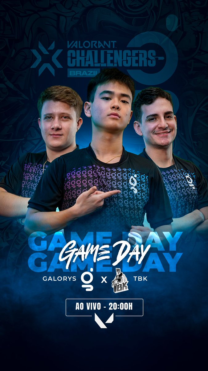 galorysgg's tweet photo. DIA DE ESTREIA 💙✨

ELES ESTÃO DE VOLTA!

Hoje, às 20h, vs @TBKEsportsGG. 

Contamos com a sua 🫵 torcida!

#GoGalorys https://t.co/haFqK9iQ20