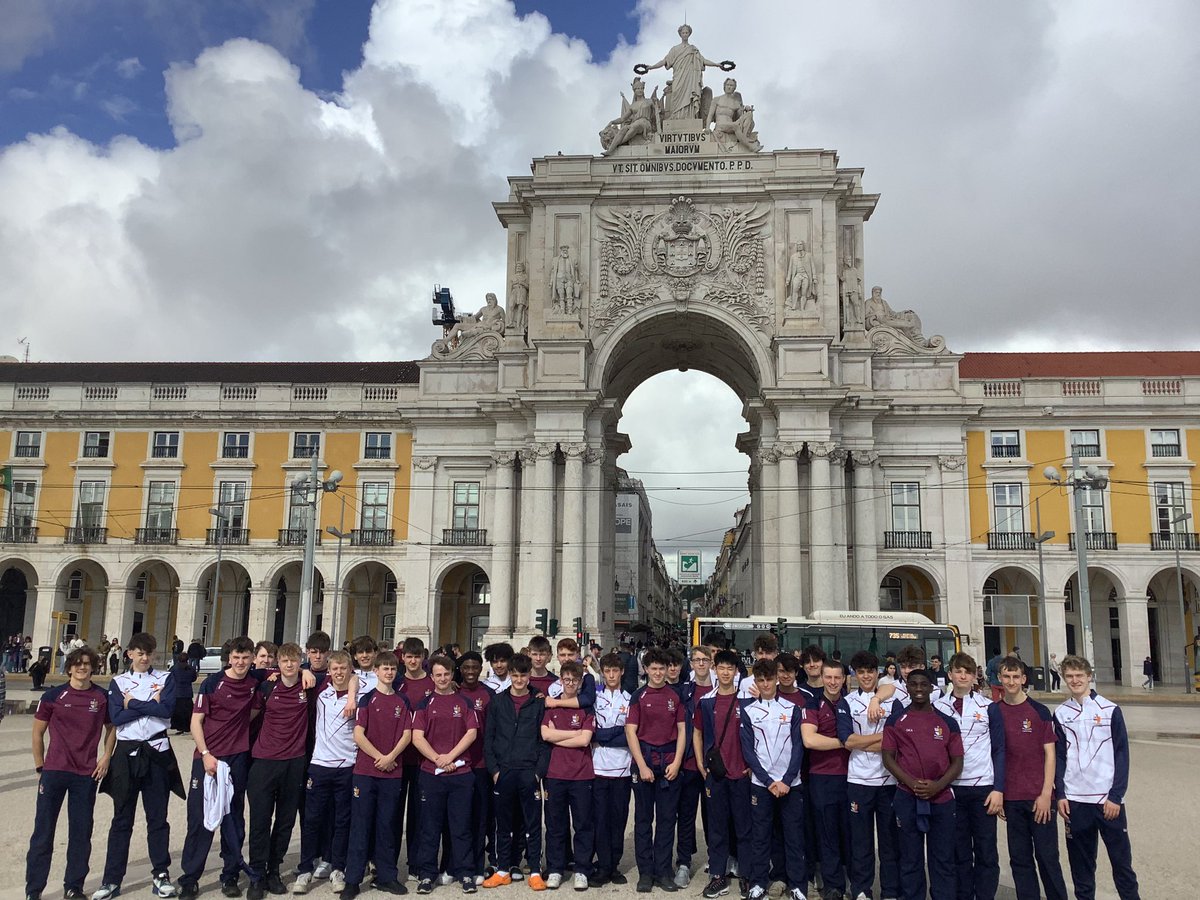 Great first afternoon in Lisbon on Football Tour. Bit of sight seeing in the city centre. Looking forward to a big day of football tomorrow <a href="/BGSBristol/">BristolGrammarSchool</a> <a href="/BGS_Sport/">Sport at BGS</a>