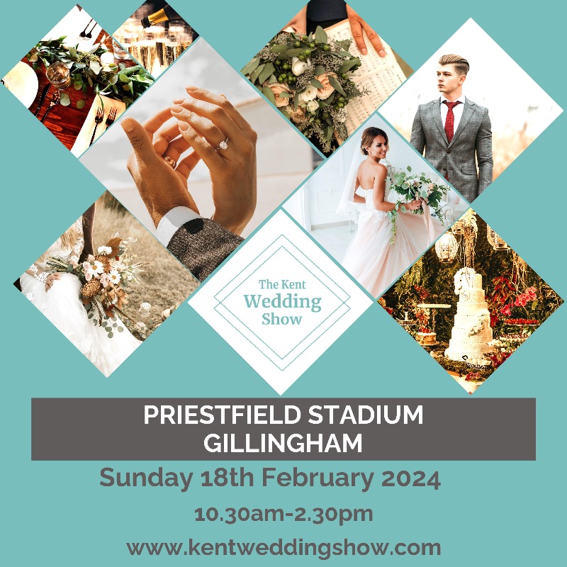 TheGillsFC's tweet photo. The Kent Wedding Show, this weekend in The Great Hall 💐

With a huge variety of suppliers, for all tastes and budgets, this is your chance to discover what suppliers are right for your big day.

#Kent #KentWeddings #WeddingShow
