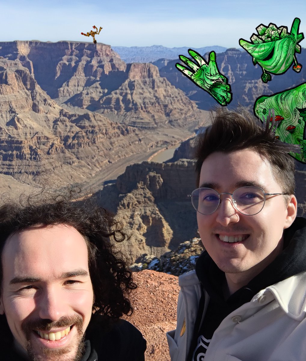 Our devs did a day trip to the Grand Canyon🔥 Look at this view!

The #DICEAwards ceremony will start in less than 12 hours and we are already nervous haha

Best of luck to all nominees out there💚