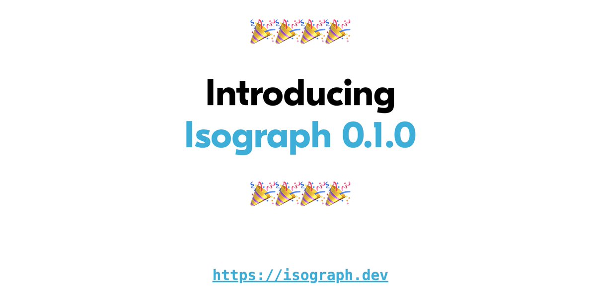 isographlabs's tweet photo. 🎉🎉🎉🎉 It's happening!! The first proper release of Isograph! It's still an alpha version, and feature incomplete, but the core aspects of the DevEx are there, and I think *you* should give it a try!! 🎉🎉🎉🎉

And it's installable from yarn, so you have no excuse not to 😉 https://t.co/uga5knJXkz