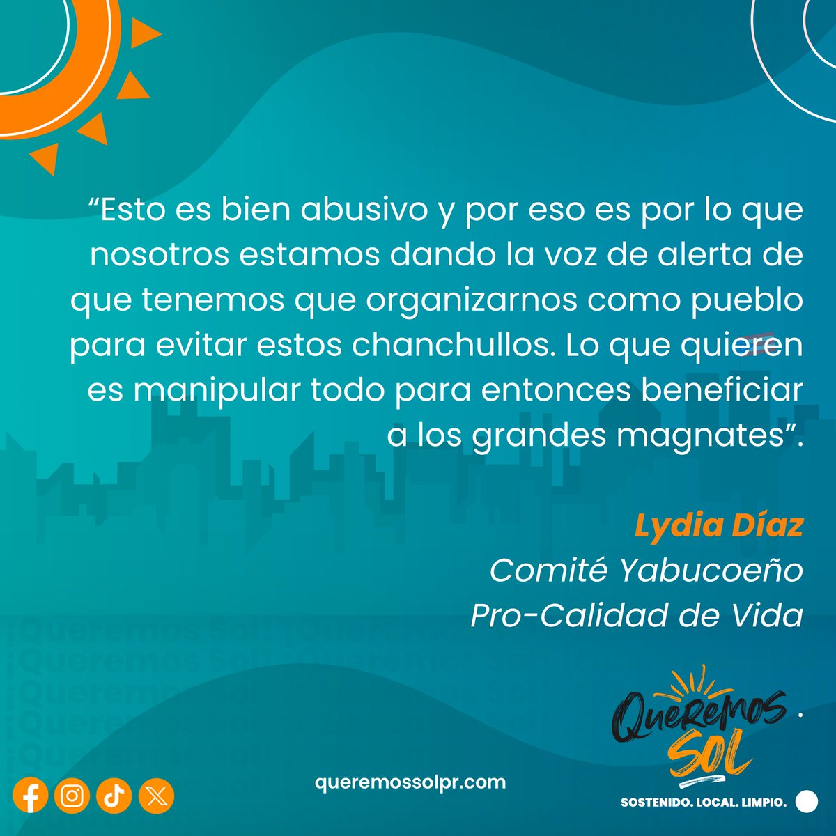 Queremos Sol tweet media