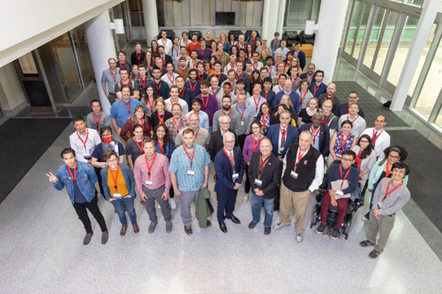 lightsources's tweet photo. Today's 'Connections' comes to you from the Cornell High Energy Synchrotron Source, @CHESS_user, at @Cornell University. Attendees at the 2023 CHESS User Meeting, first full in-person attendance since the pandemic🎉
#collaboration #WorldChangingScience #happy20lightsources https://t.co/nTeLyQpwmo