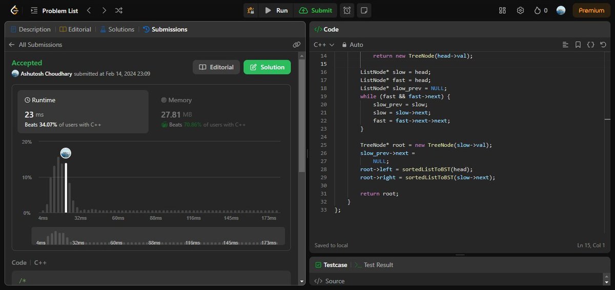 AshuJatt6's tweet image. #75daysofcodechallenge   
-Day 56/75
LeetCode Problem Name:
1. Recover Binary Search Tree.
2. Binary tree Level Order Traversal ll.
3. Convert Sorted List to Binary Search Tree.
4. Balanced Binary Tree.
Japan
Mbappe
New York
Jadeja