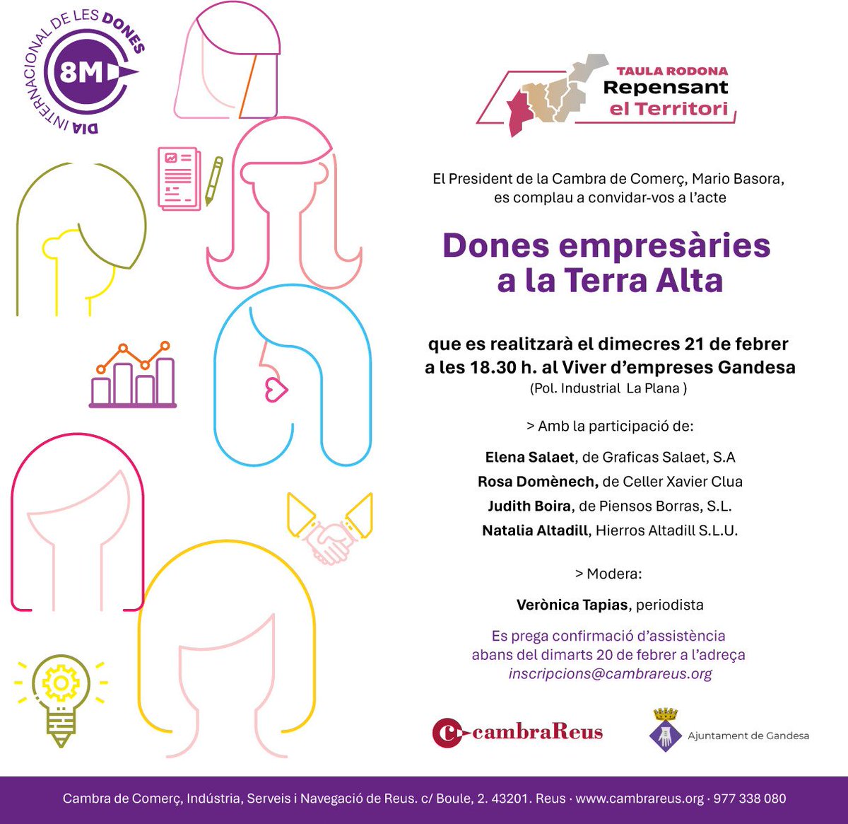 Grans #dones, grans professionals! Gran iniciativa per  visibilitar les dones directives! <a href="/adedete/">ADEDE</a> <a href="/cambrareus/">Cambra de Reus</a>
