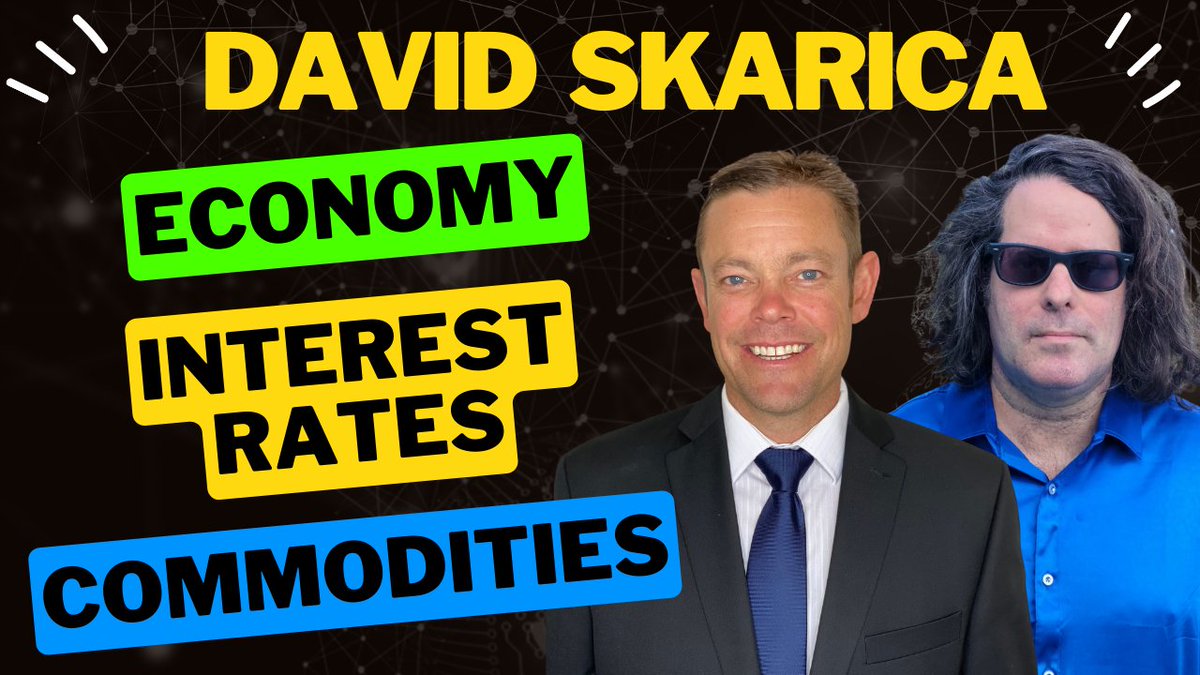 @DavidSkarica comes on the show to give us his Top #Commodity Pick for 2024 📈 We talk the #Economy 💰 and when the #Fed will cut #InterestRates 📉 Then we bring up the charts 📊 and look at #Gold 🪙#Silver, #Oil🛢️and #NatGas.  Thank you for watching 📺

youtu.be/tP3_XLSfc2U?si…