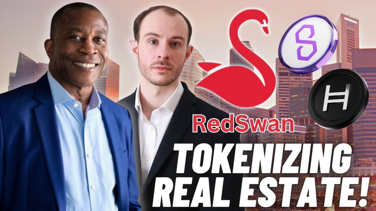 RealAllinCrypto's tweet photo. Excited to be dropping my interview with @apartmentpro CEO and founder of @RedSwanCRE today at 18:30 GMT! We explore how RedSwan are tokenizing the commercial real estate market and unlocking billions of dollar $ in doing so! Partners include @hedera #Hedera $Hbar &amp; #coinbases https://t.co/NhXWEbqUbH