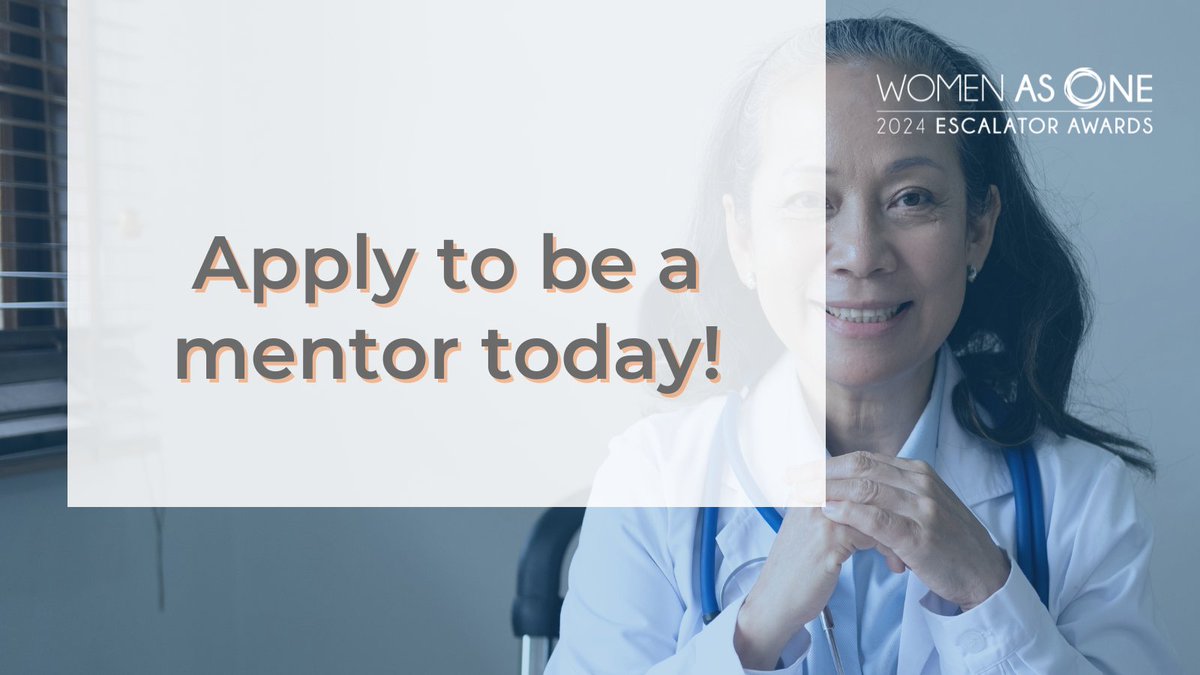 Mentors in the 2024 #EscalatorAwards will receive funding of $20,000 to enable them to dedicate time to working with their Mentee. If you're a woman physician with ten years of experience, apply to be a mentor today: bit.ly/48d38i8 #WIC #CardioTwitter #EA2024