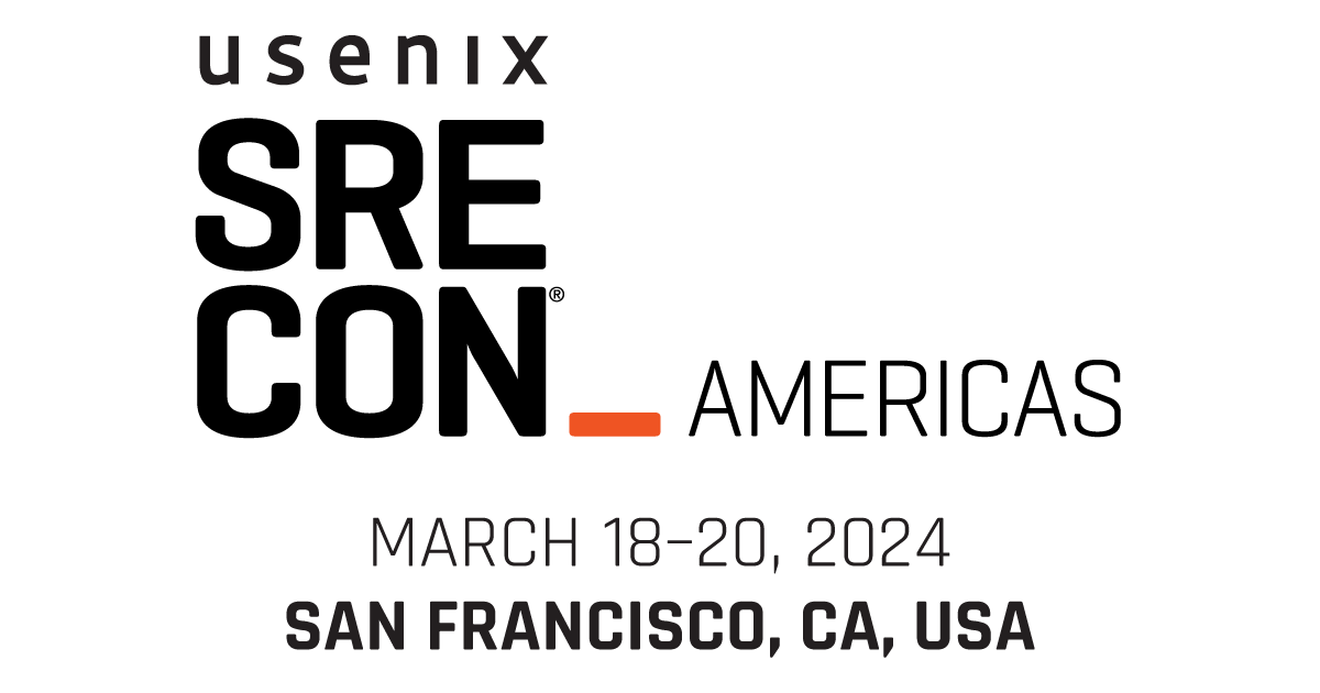 Register today for SREcon24 Americas and take advantage of Early Bird pricing! The conference will take place March 18–20, 2024. Learn more about the conference: bit.ly/sre24ams #srecon