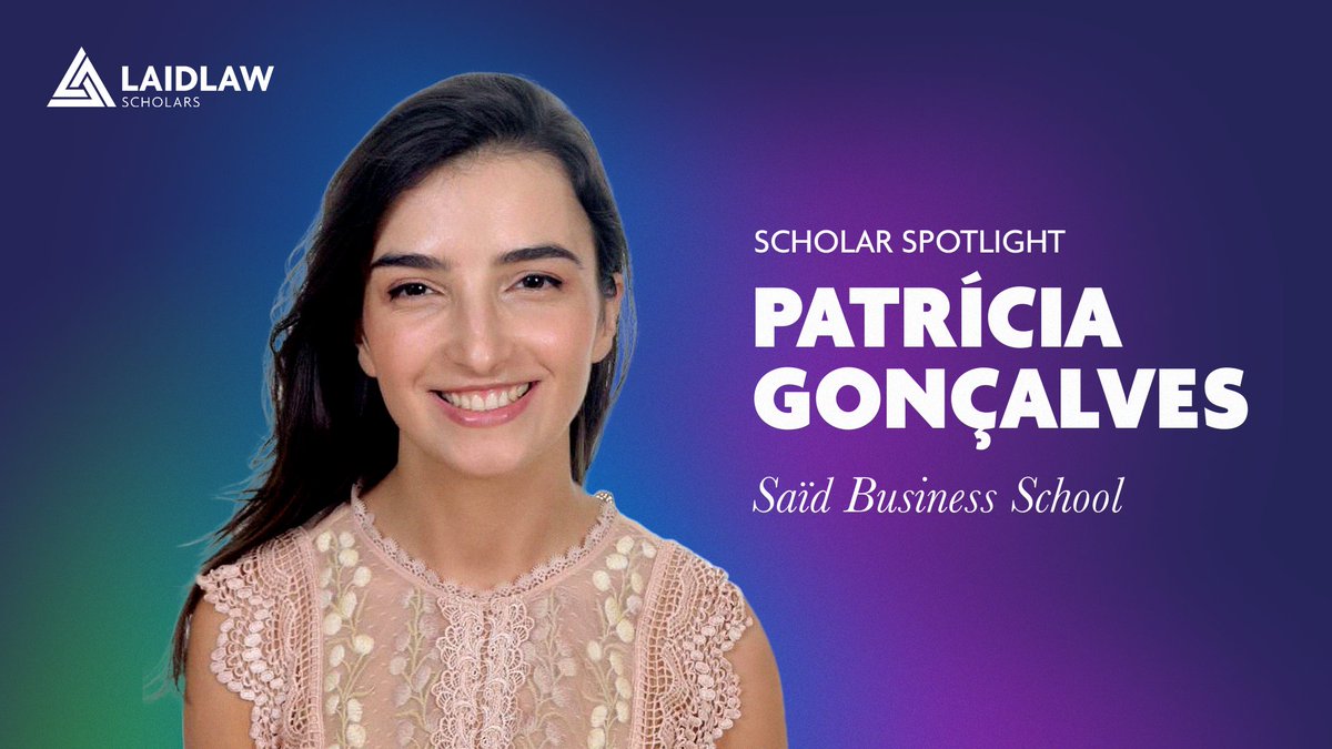 Laidlaw Foundation (@laidlawfoundatn) on Twitter photo ✨ Meet #PatriciaGonçalves: an <a href="/oxfordSBS/">Saïd Business School</a> #LaidlawScholar blending cultures & sectors for a sustainable future. Her journey from the Netherlands to pioneering green transitions inspires us all. 💼🌱
Read more about Patricia's journey: lnkd.in/dJBC_du8
#WomenInBusiness ✨ Meet #PatriciaGonçalves: an <a href="/oxfordSBS/">Saïd Business School</a> #LaidlawScholar blending cultures & sectors for a sustainable future. Her journey from the Netherlands to pioneering green transitions inspires us all. 💼🌱
Read more about Patricia's journey: lnkd.in/dJBC_du8
#WomenInBusiness