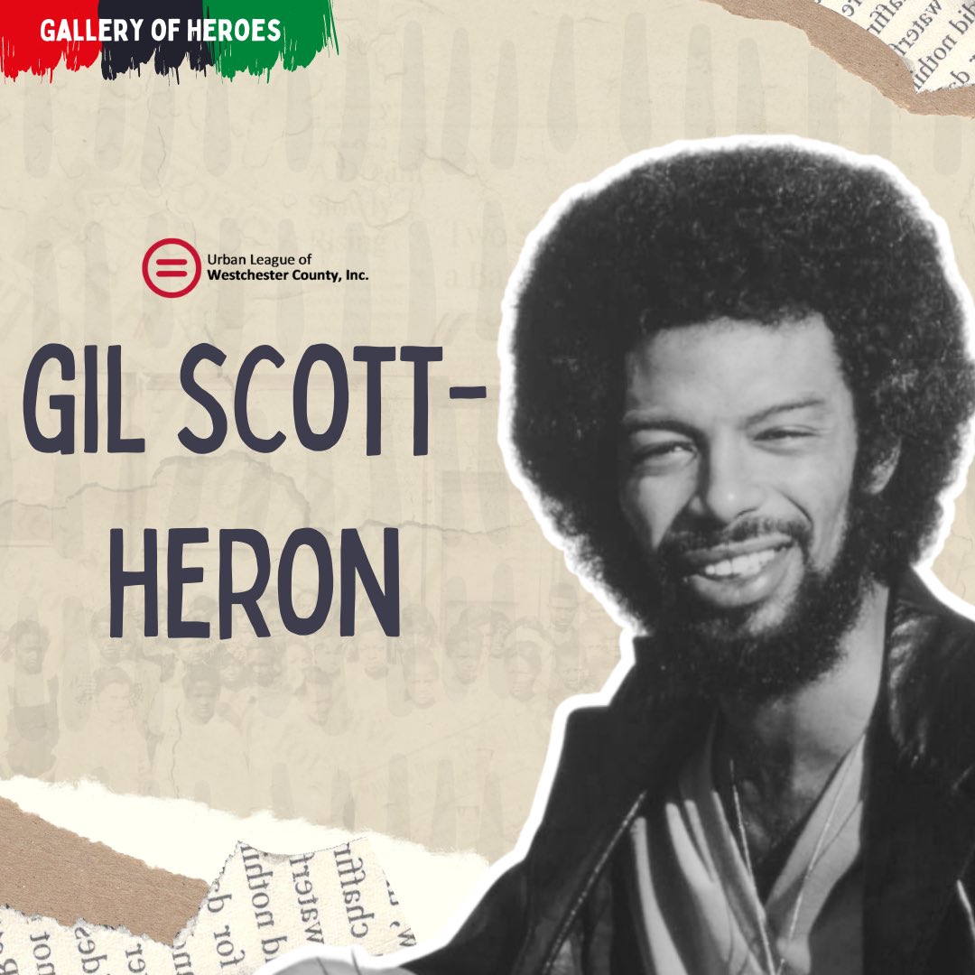 ulwestchester's tweet photo. Celebrating Gil Scott-Heron, a visionary wordsmith whose echoes still resonate today. His iconic phrase 'The revolution will not be televised' reverberates through history, a poignant reminder of the power of grassroots movements &amp; the importance of authentic storytelling. 
#BHM https://t.co/hyzVitHakh