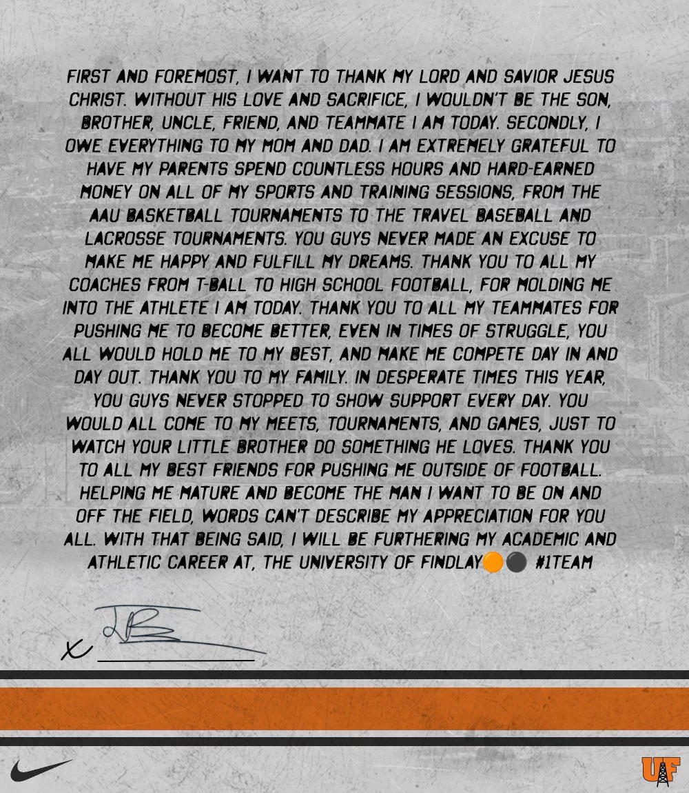 JoeBeaumier2's tweet photo. I’m not finished #1team 
@UFOilersFB @KoryAllen @KyleOhradzansky @Berlin_Bears_FB https://t.co/krbWX1pNJl