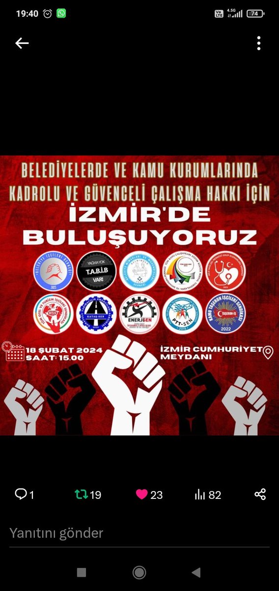 msalime6321's tweet photo. Gelen söz verdi ...
Giden söz verdi....
Ama TAŞERON sistemi bitmedi ...
Hakkımız olanı almak için 
📢  İşçiler İzmireGidiyor https://t.co/v3rbrJMw5y