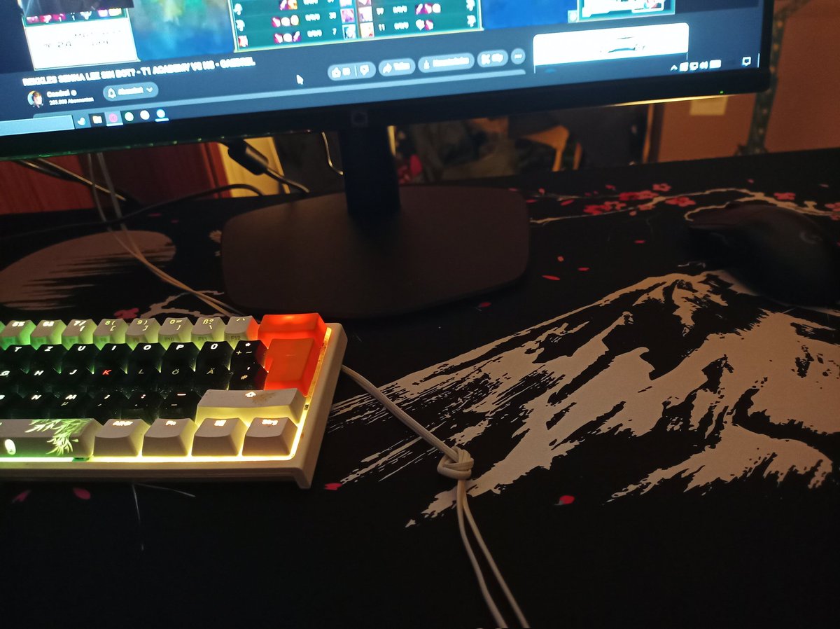 Got rid of the greasy old mousepad and copped me a <a href="/Nyfter_com/">Nyfter</a> pad🤤