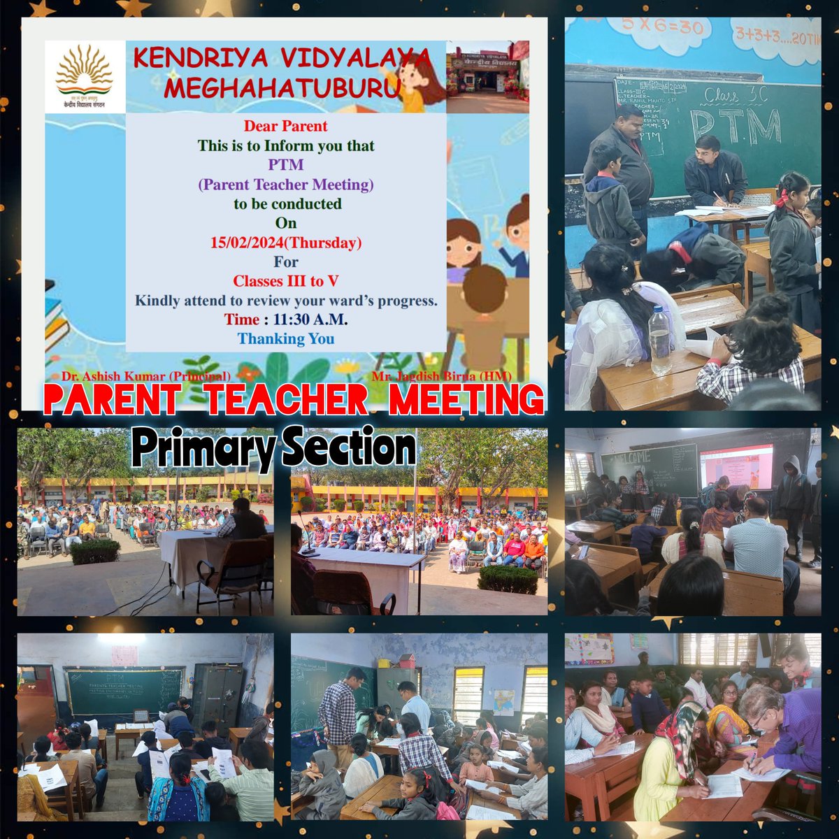 kvmeghahatuburu's tweet photo. Today in our vidyalaya PTM of Class III to V and VI to XI (excluding class X) organized.
#Ptm2024
#ptmhighlights
#ptmsuccess
#studentsupport
#studentsuccess
#feedback
#PPC2024
#examwarriorppc2024
#examsuccess
#exampreparation
#examtips https://t.co/smmBk8dO6i