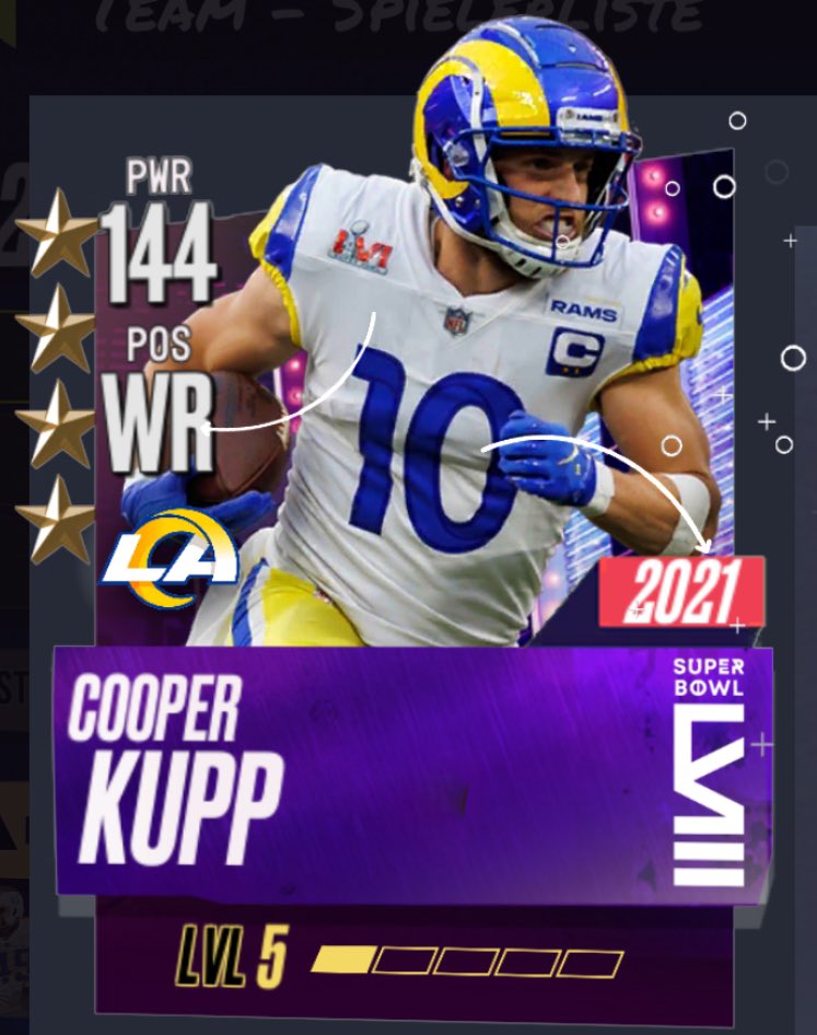 Thank you @PlayNFLRivals for this great prize! My first legendary card! 🏈💪 It's a blast! @CooperKupp 🤠🥳 #nflrivals #nfl #SuperBowl2024