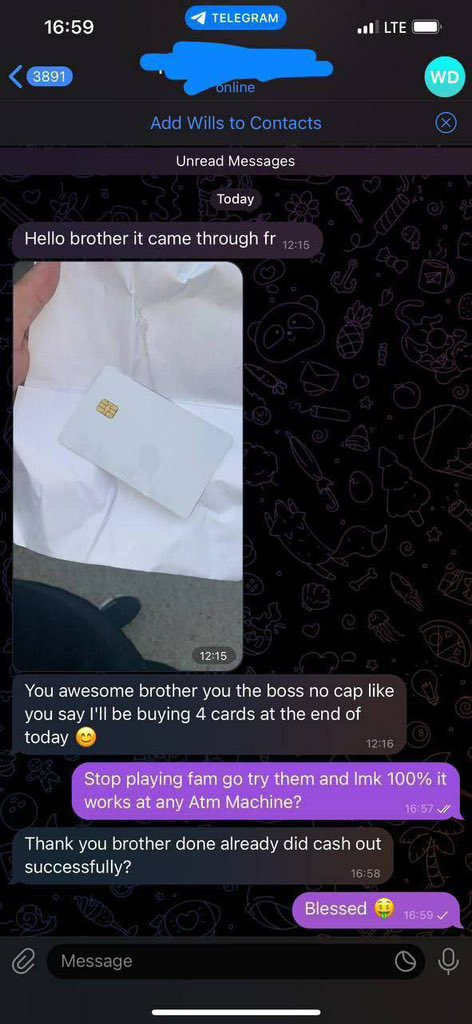app_glitch's tweet photo. White card available for atm cash out #scams #sauce #cc #carding #swiping #bins #methods #fullz #spamming #scamming #banklogs #live #packs #cashapp #fraud #ccswipe #BUYINGCONTENT https://t.co/qQe7NLjiXg