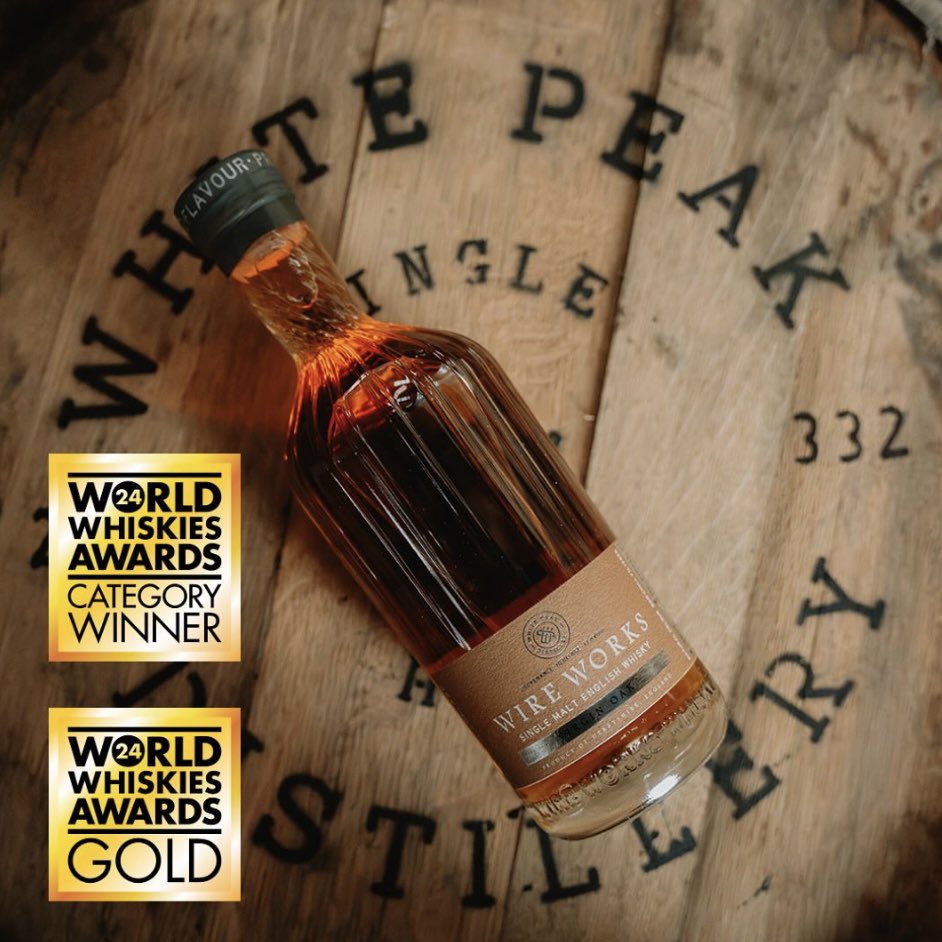 World Whiskies Awards 2024. Wire Works Virgin Oak. Gold Award & Category winner 😊