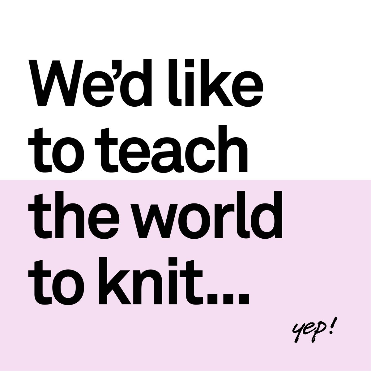 Knit It tweet media