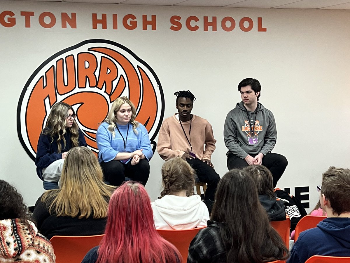 It was great to have 4 of our Band members speak with the class of 2028 this morning.  They all shared the same message…be involved!  Great job!