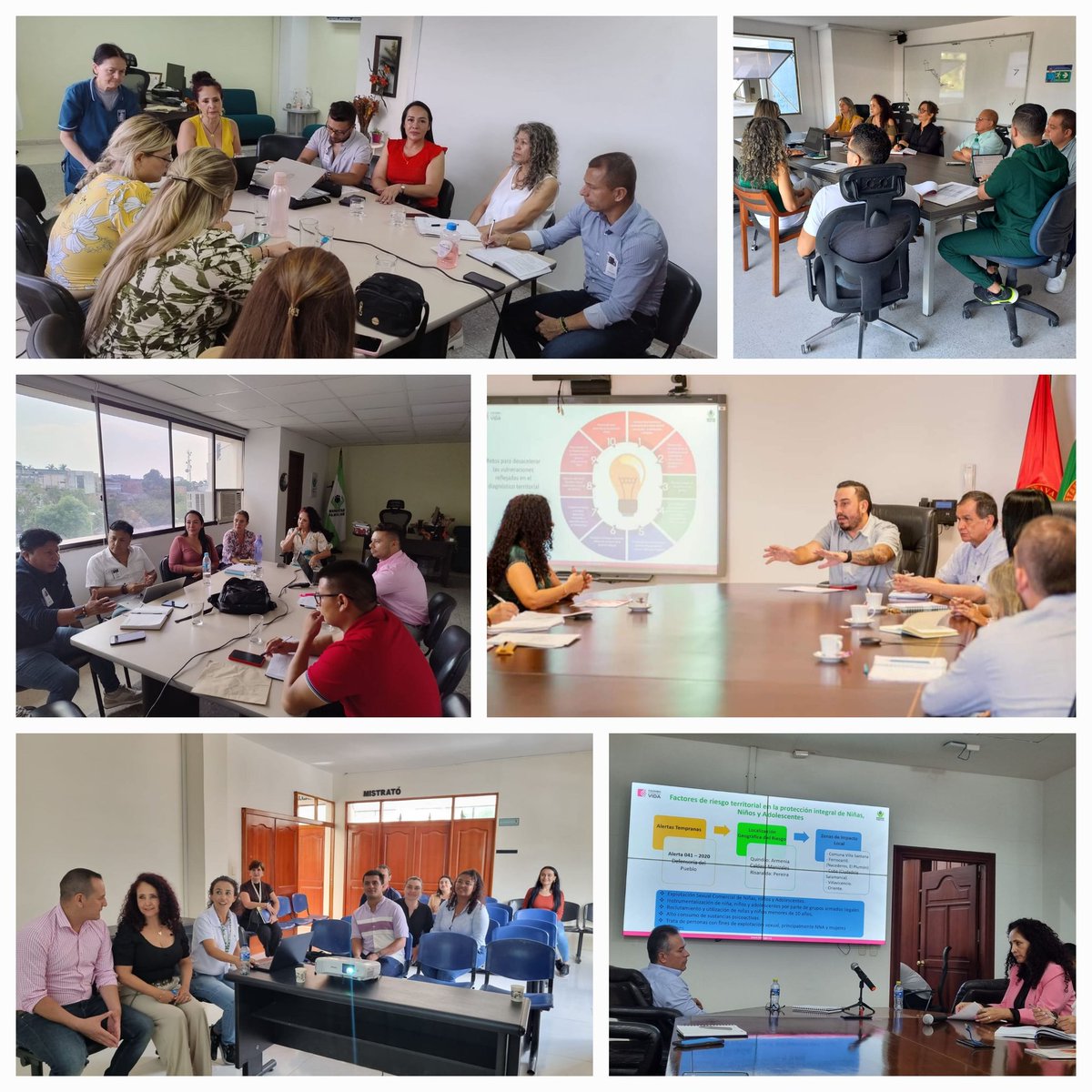clauserna2's tweet photo. El @ICBFColombia como rector del SNBF, está liderando la Estrategia Juntos por la Niñez, donde se ha socializado con cada unos de los alcaldes y el Gobernador de #Risaralda, las prioridades en niñez y familia  para ser incluidas en los Planes de Desarrollo. https://t.co/lKfJmgbkE6