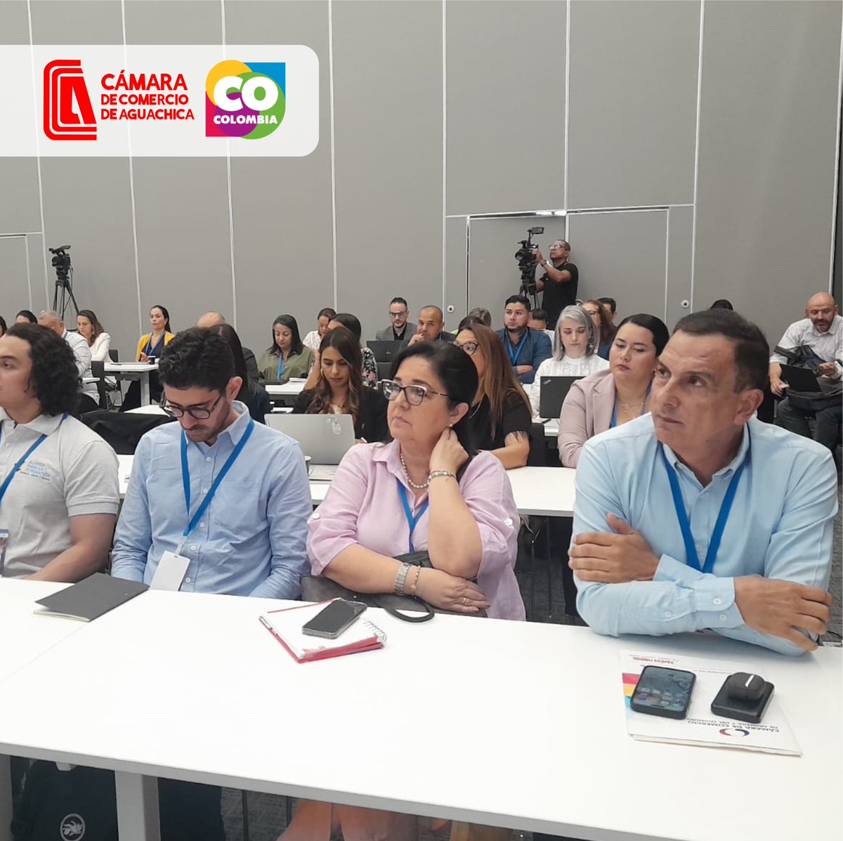 ccaguachica's tweet image. Hoy nuestra Presidenta Ejecutiva  la Dra. María T. Hernández P. y la Coord. de Promoción y Desarrollo Empresarial Yulieth Cáceres, asisten al evento #Modelodual  una estrategia para el mejoramiento productivo y la empleabilidad en 🇨🇴 👉youtu.be/E3GlTct6WT4

@Confecamaras