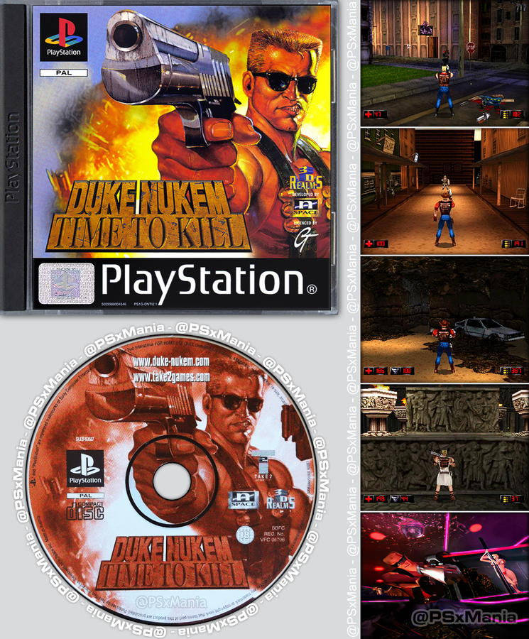 25 years ago (on February 15, 1999), 'Duke Nukem: Time to Kill' was released for PlayStation® in Europe! 🇪🇺🎂🎉

#DukeNukem 
#PlayStation 
#retrogames